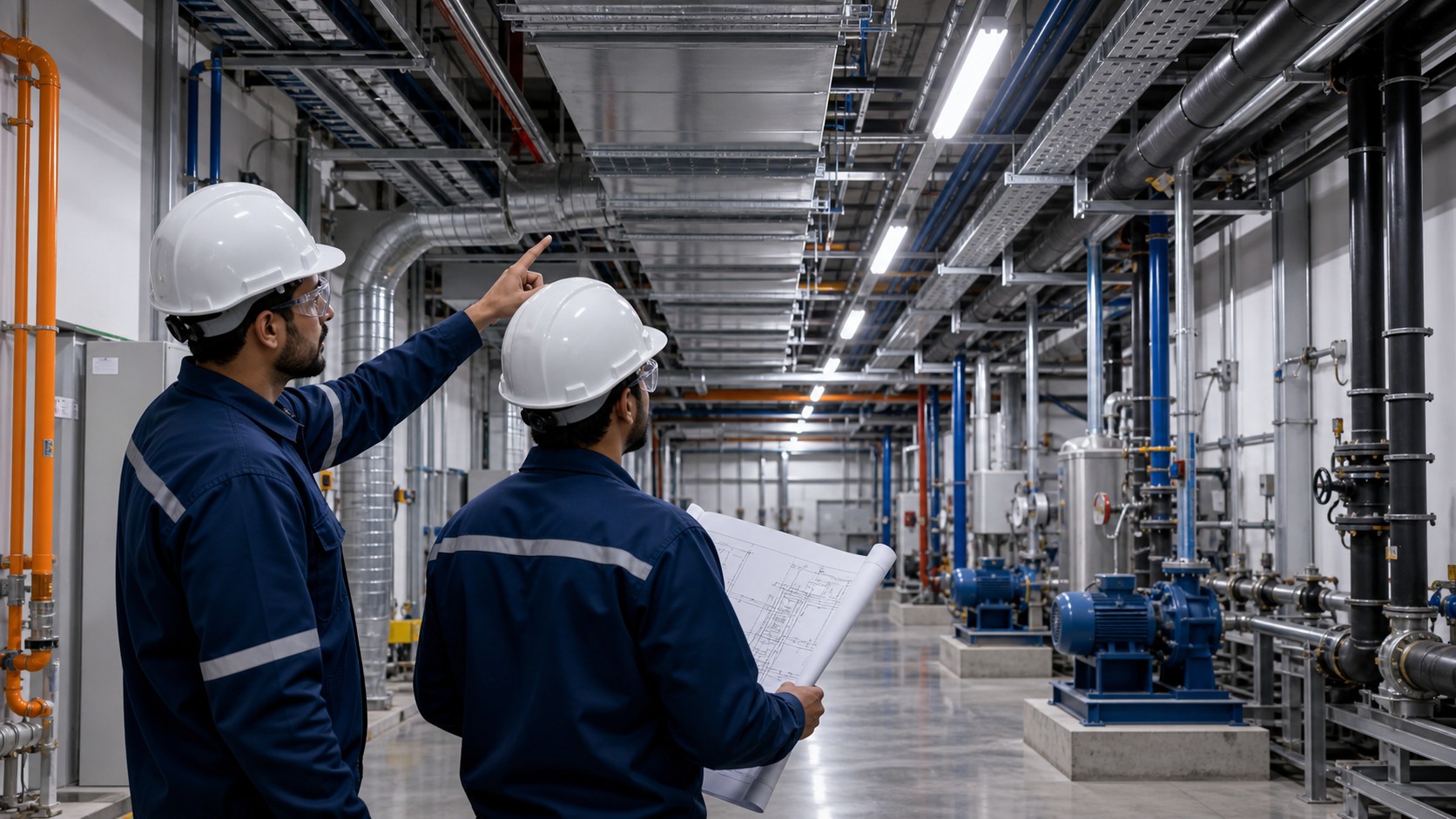 HVAC MEP plumbing and building services support in Pune